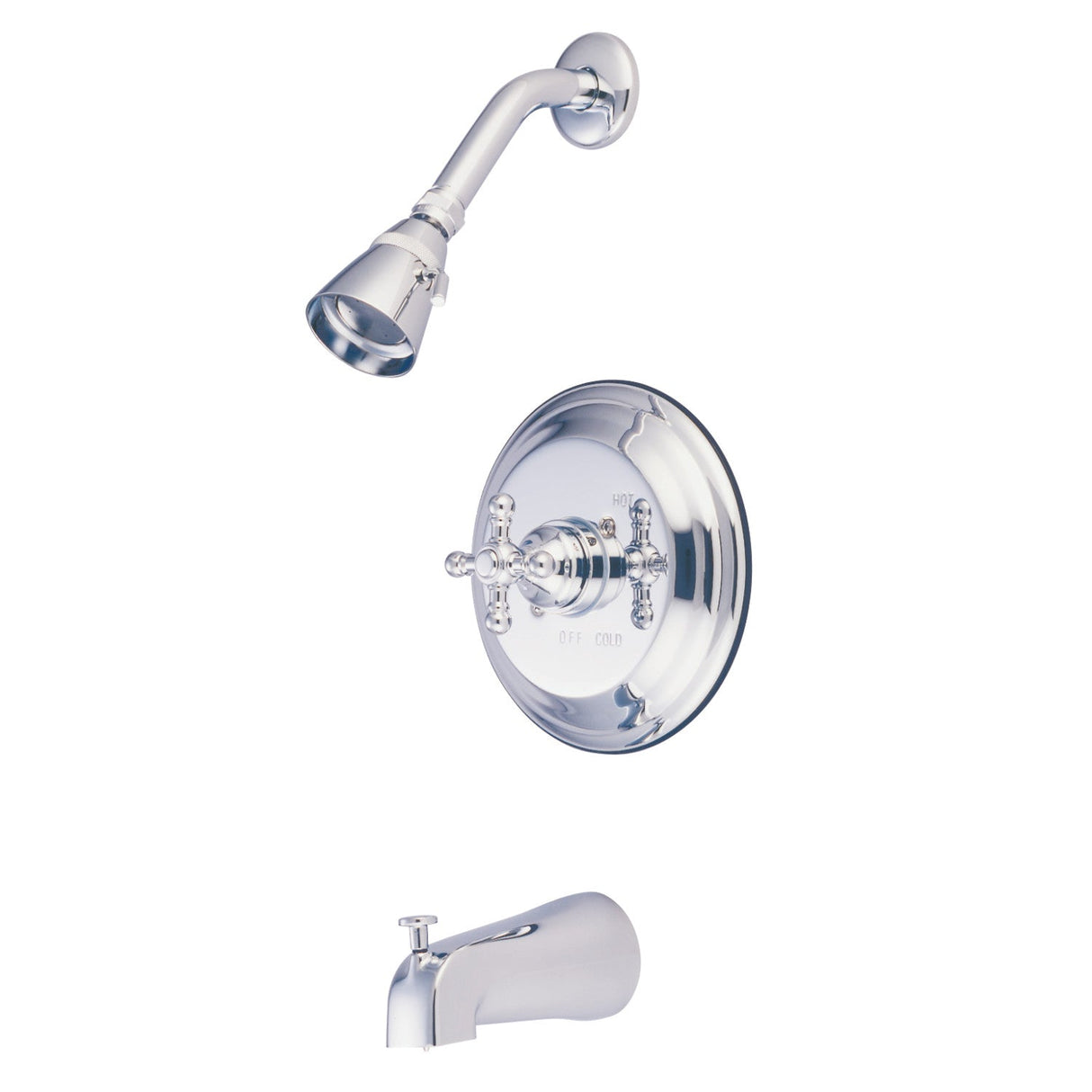 Metropolitan KB2631BX Single-Handle 3-Hole Wall Mount Tub and Shower Faucet, Polished Chrome