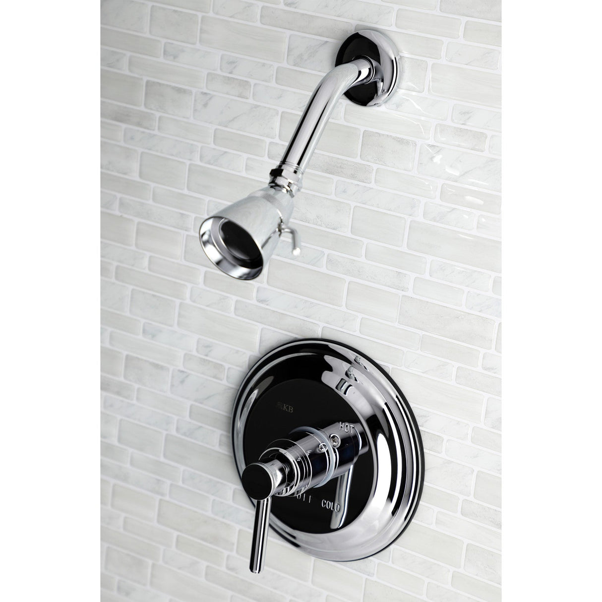 KB2631DLTSO Single-Handle 2-Hole Wall Mount Shower Faucet Trim Only, Polished Chrome