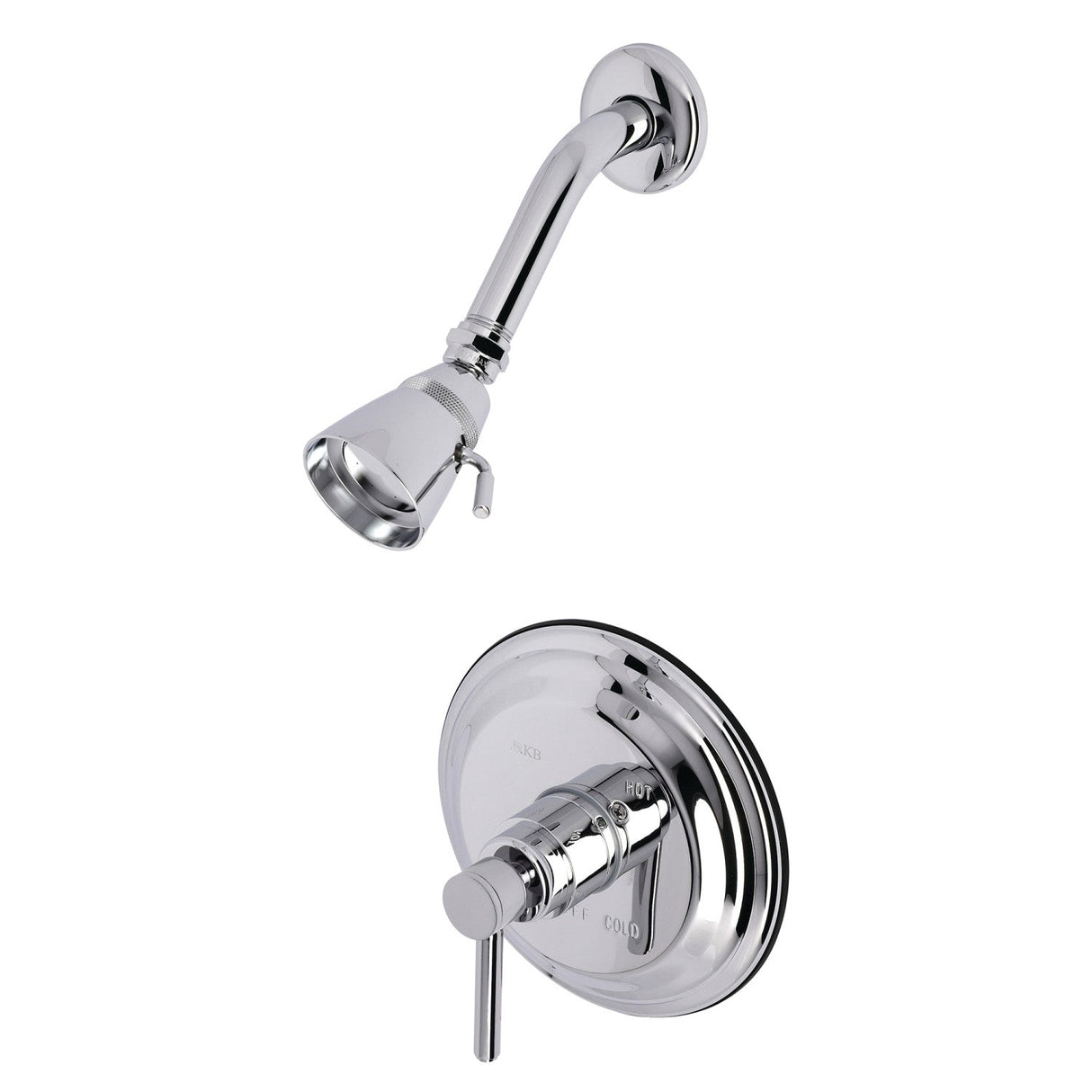KB2631DLTSO Single-Handle 2-Hole Wall Mount Shower Faucet Trim Only, Polished Chrome