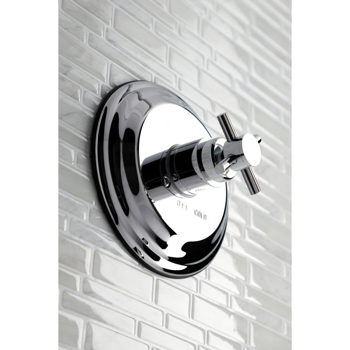 Concord KB2631DXTSO Single-Handle 2-Hole Wall Mount Shower Faucet Trim Only, Polished Chrome