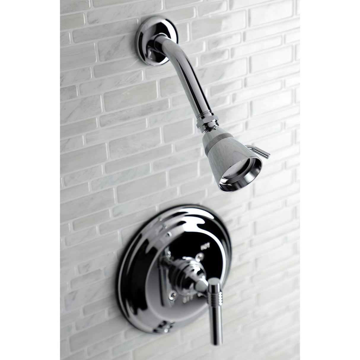 KB2631MLTSO Single-Handle 2-Hole Wall Mount Shower Faucet Trim Only, Polished Chrome
