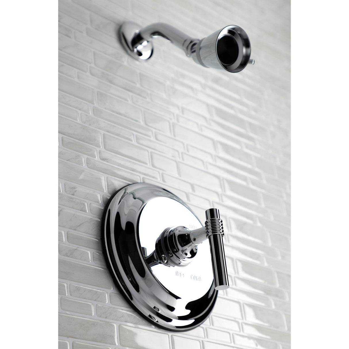 KB2631MLTSO Single-Handle 2-Hole Wall Mount Shower Faucet Trim Only, Polished Chrome
