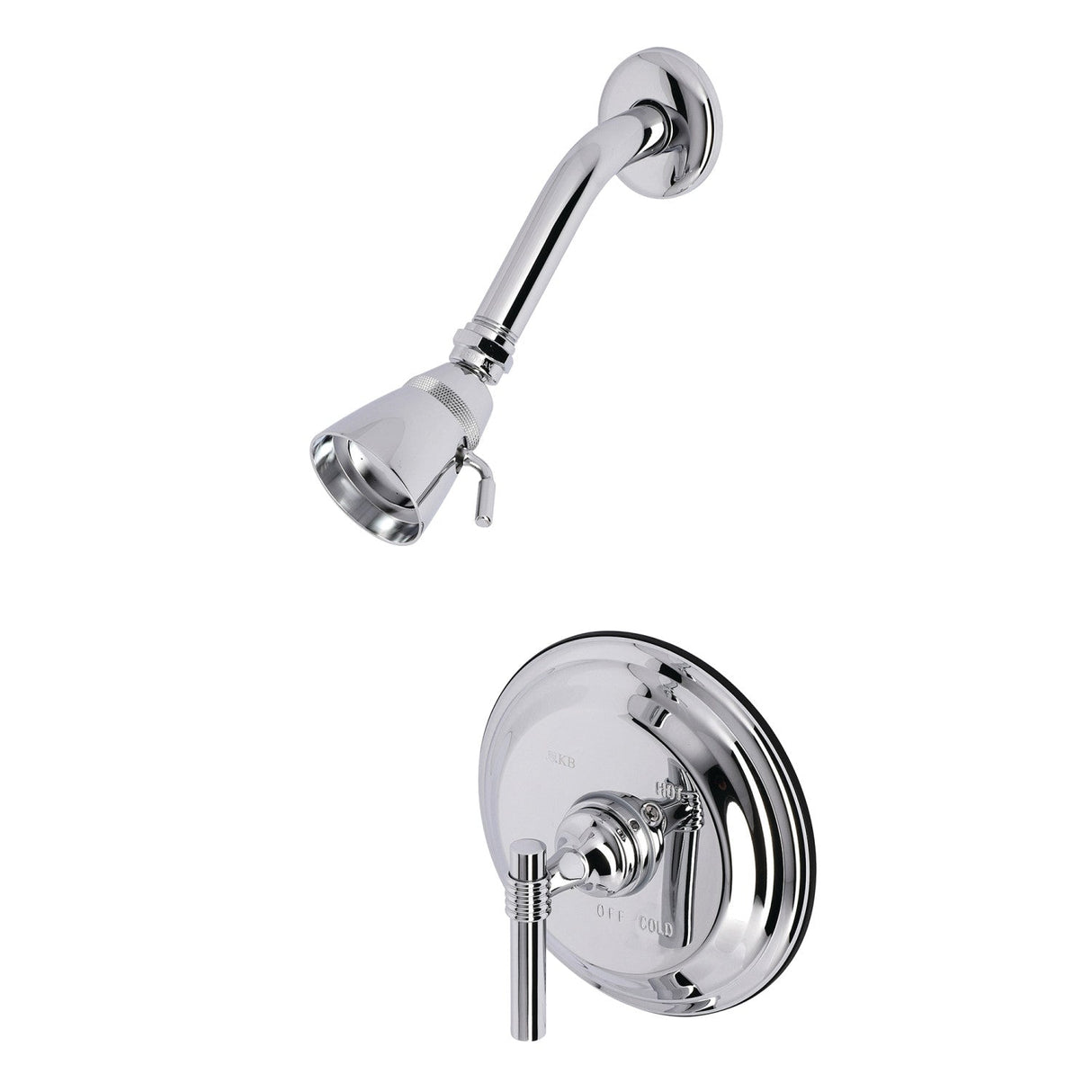 KB2631MLTSO Single-Handle 2-Hole Wall Mount Shower Faucet Trim Only, Polished Chrome