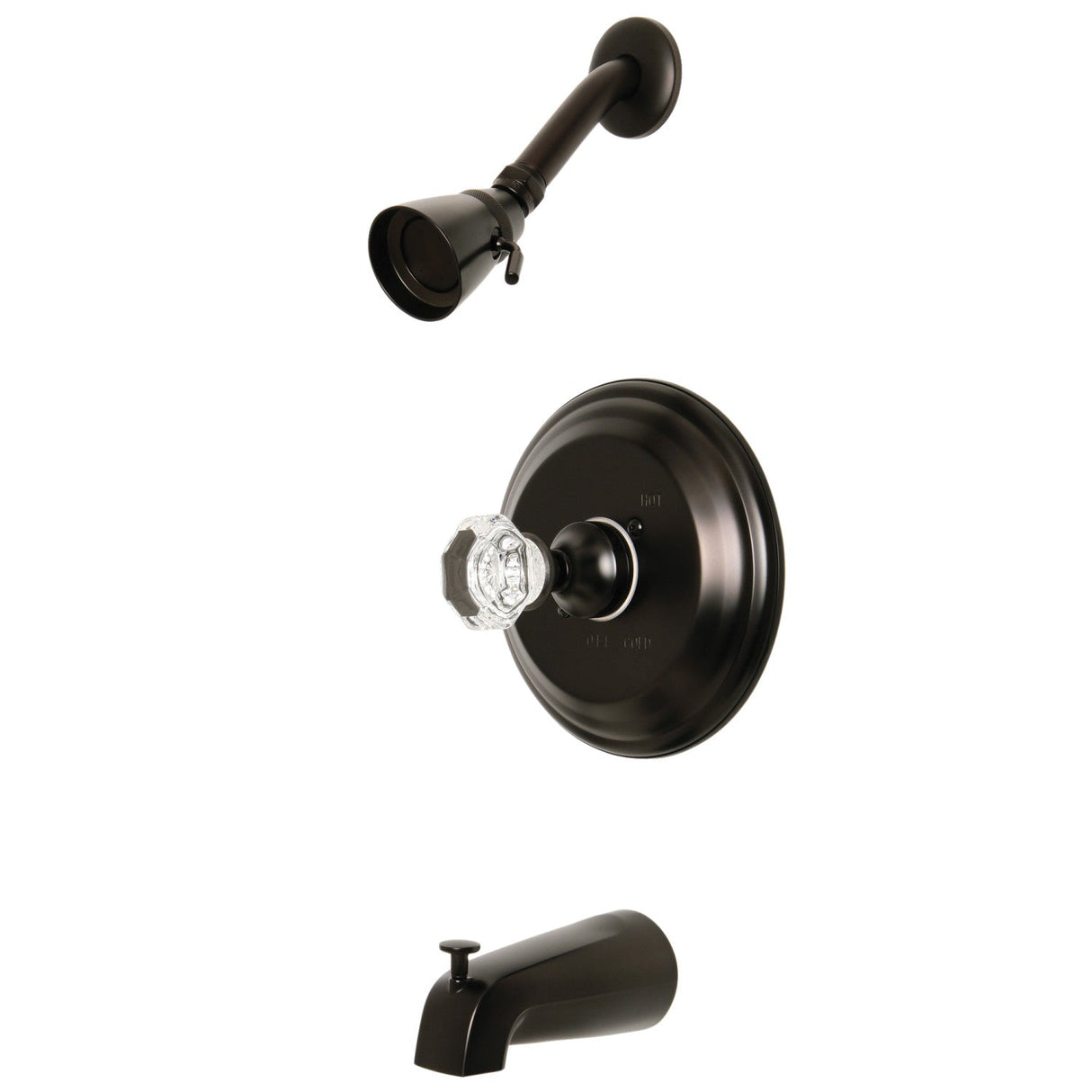 Celebrity KB2635WCL Single-Handle 3-Hole Wall Mount Tub and Shower Faucet, Oil Rubbed Bronze
