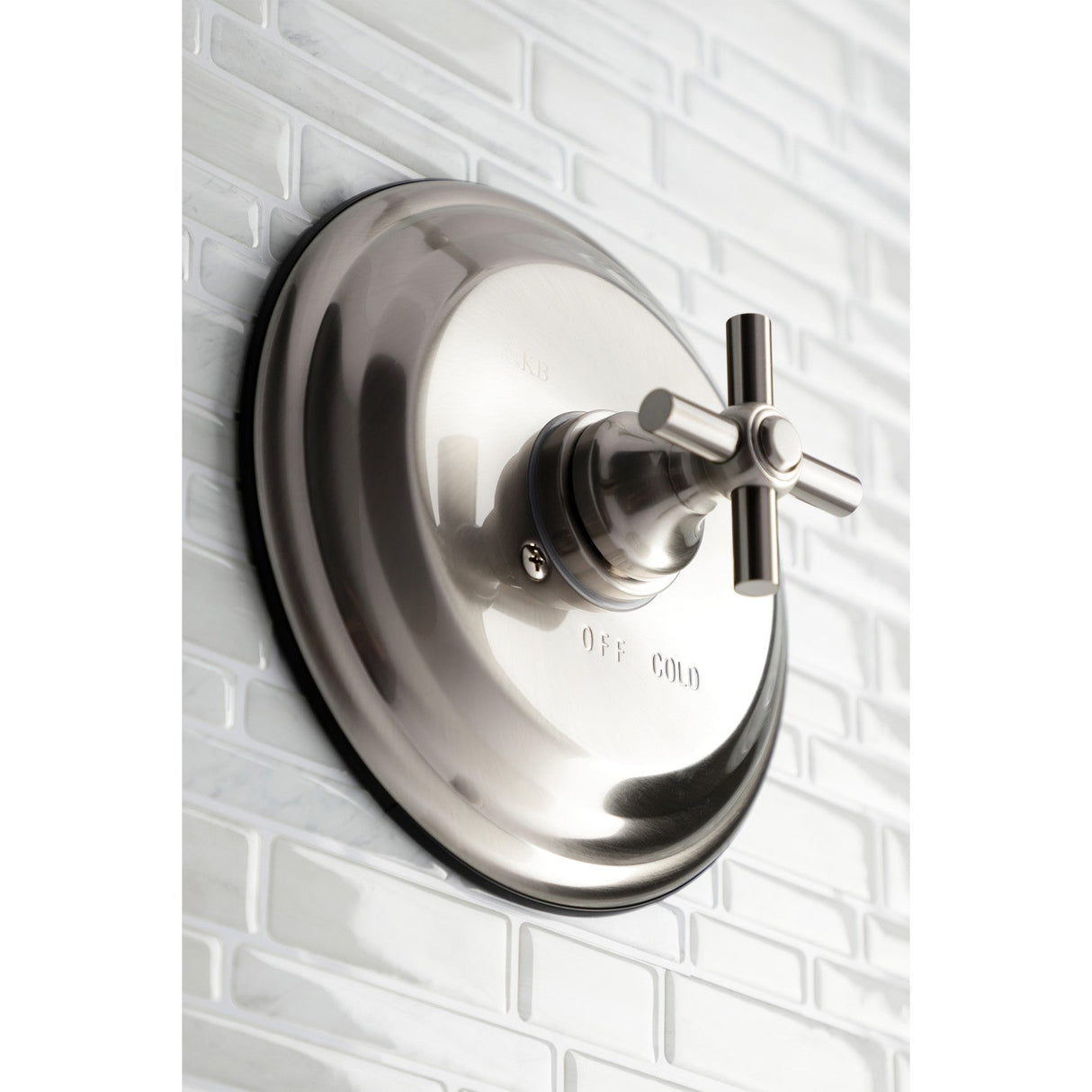 KB2638EXTO Single-Handle 2-Hole Wall Mount Tub and Shower Faucet Tub Only, Brushed Nickel