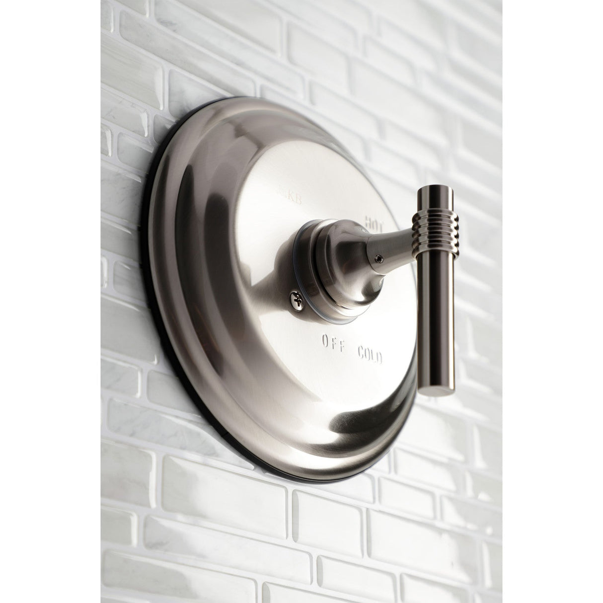 KB2638MLLST Single-Handle 1-Hole Wall Mount Tub and Shower Faucet Valve and Trim Only, Brushed Nickel