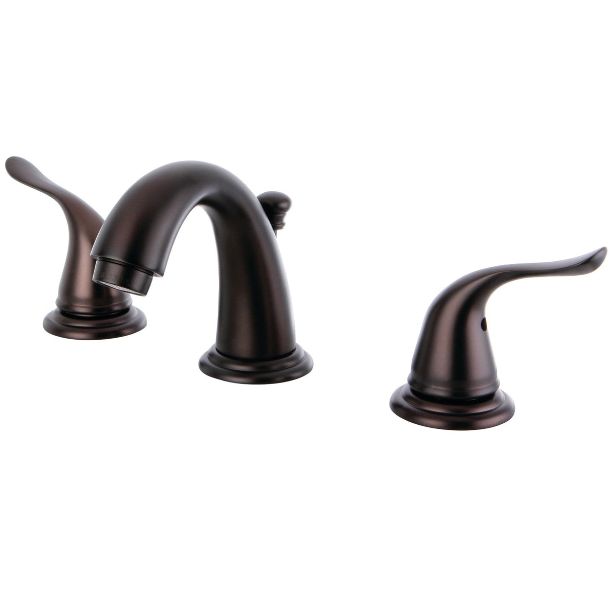 Yosemite KB2915YL Two-Handle 3-Hole Deck Mount Widespread Bathroom Faucet with Plastic Pop-Up, Oil Rubbed Bronze