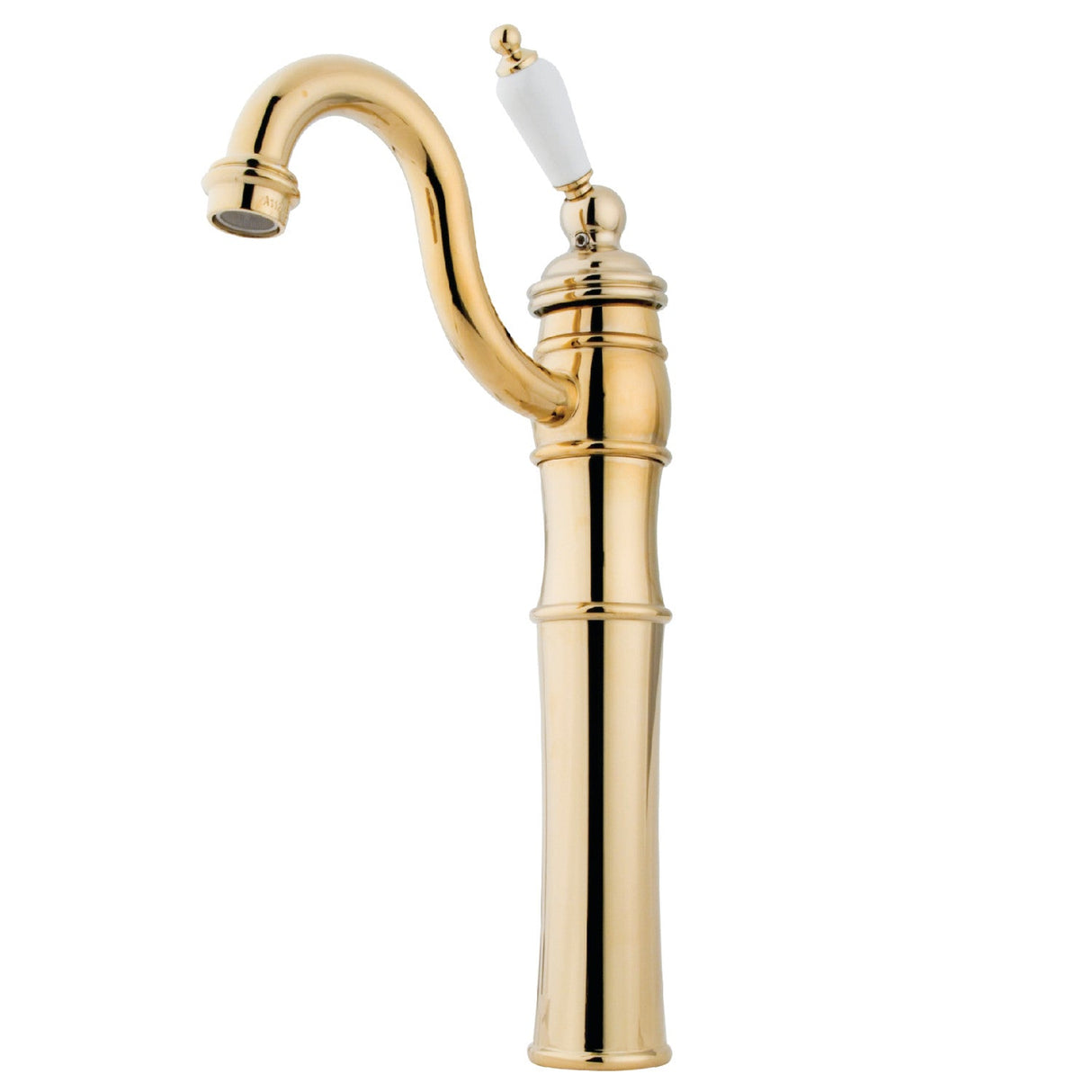 Victorian KB3422PL Single-Handle 1-Hole Deck Mount Vessel Faucet, Polished Brass