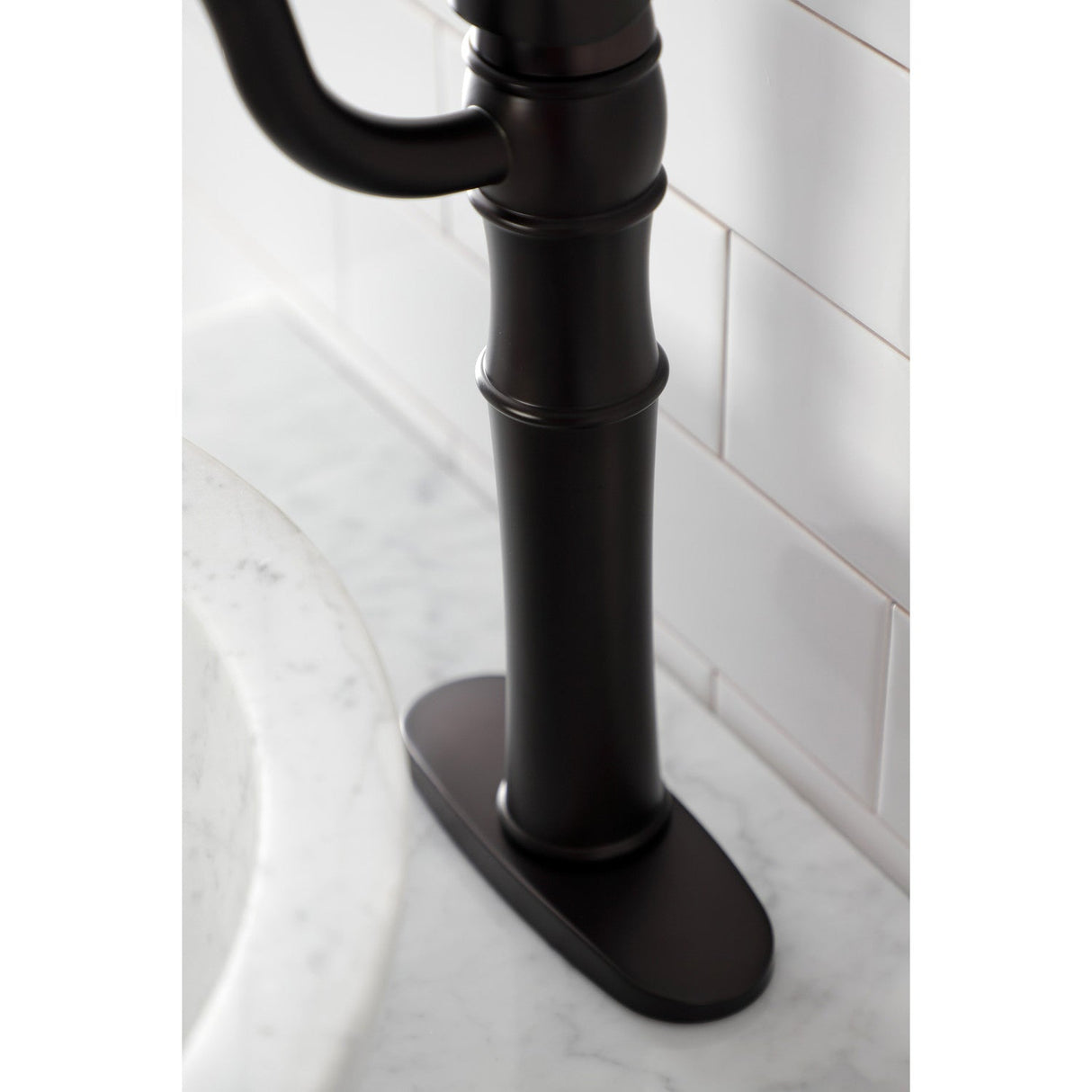 Victorian KB3425LL Single-Handle 1-Hole Deck Mount Vessel Faucet, Oil Rubbed Bronze