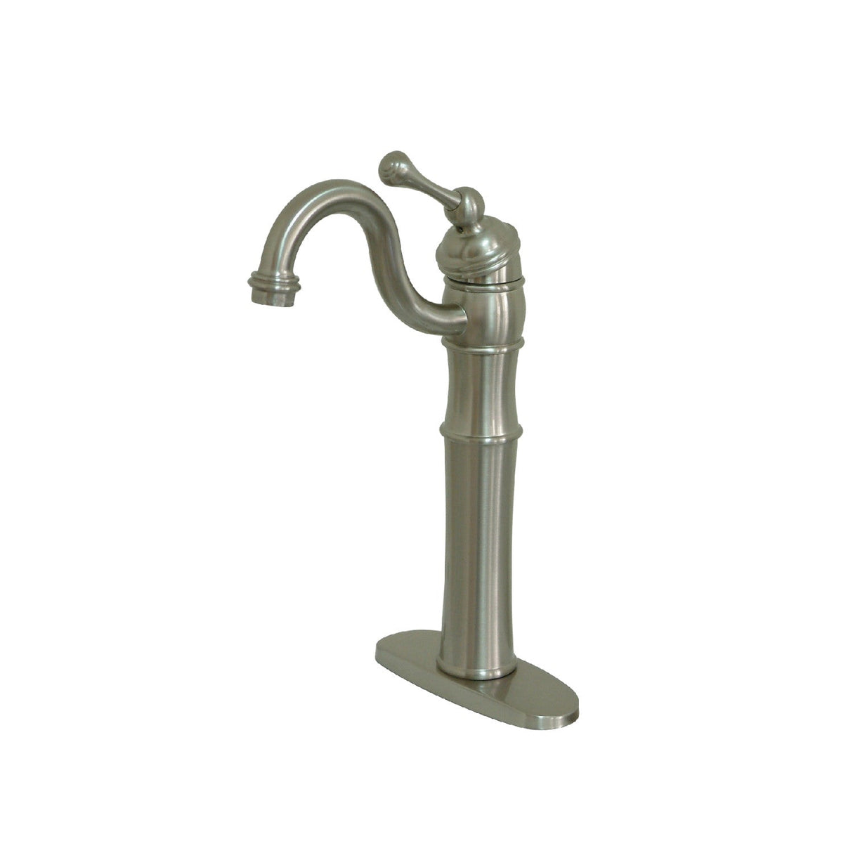 Victorian KB3428BL Single-Handle 1-Hole Deck Mount Vessel Faucet, Brushed Nickel