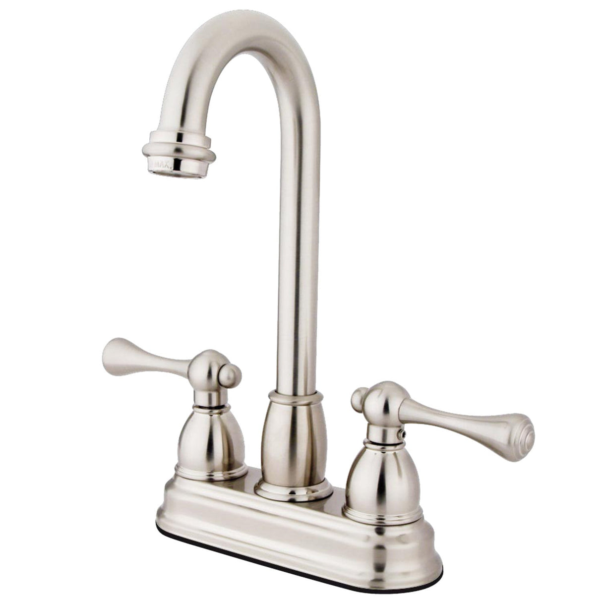 Vintage KB3498BL Two-Handle 2-Hole Deck Mount Bar Faucet, Brushed Nickel