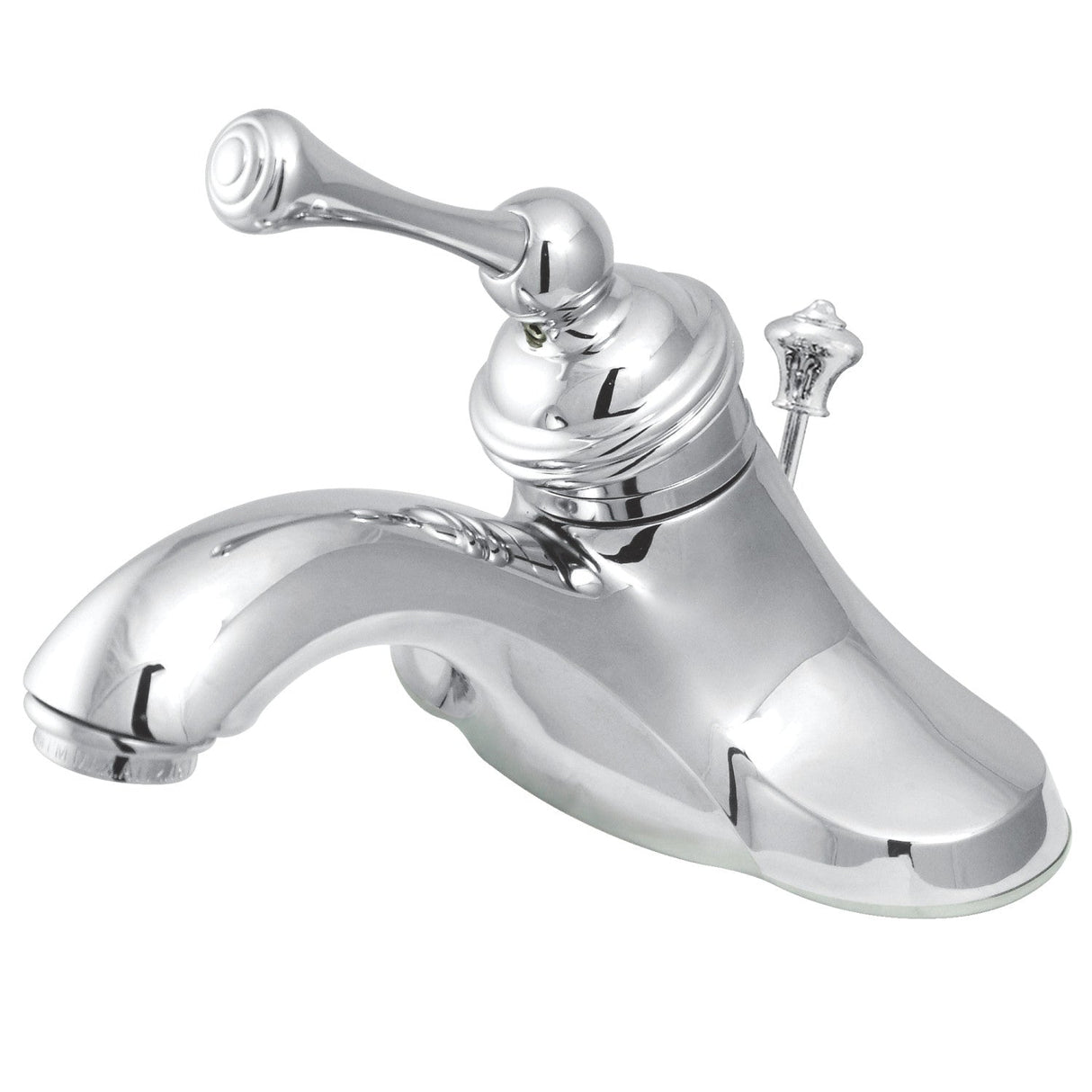 Vintage KB3541BL Single-Handle 3-Hole Deck Mount 4" Centerset Bathroom Faucet with Plastic Pop-Up, Polished Chrome