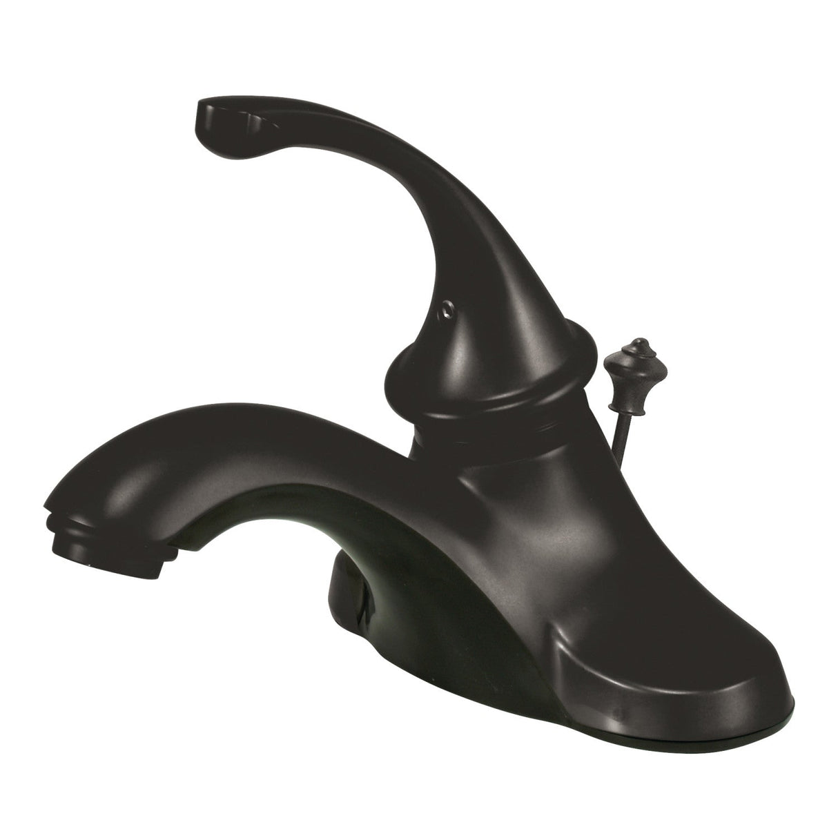 Georgian KB3545GL Single-Handle 3-Hole Deck Mount 4" Centerset Bathroom Faucet with Plastic Pop-Up, Oil Rubbed Bronze
