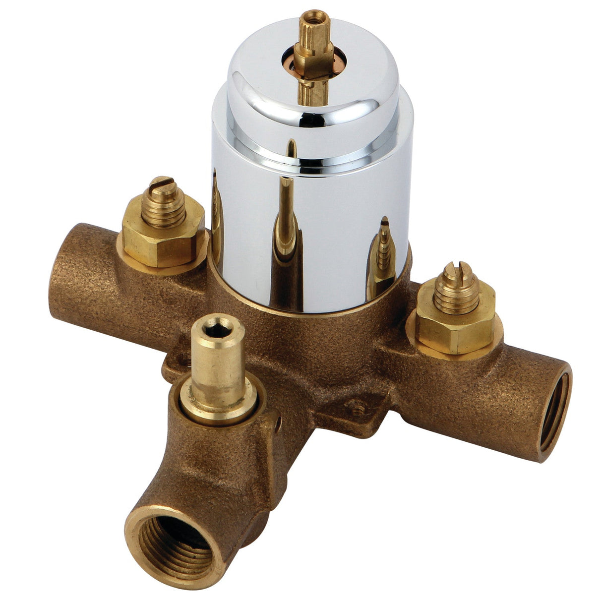 Restoration KB36310V Pressure Balanced Tub and Shower Valve, with Stops, Polished Chrome