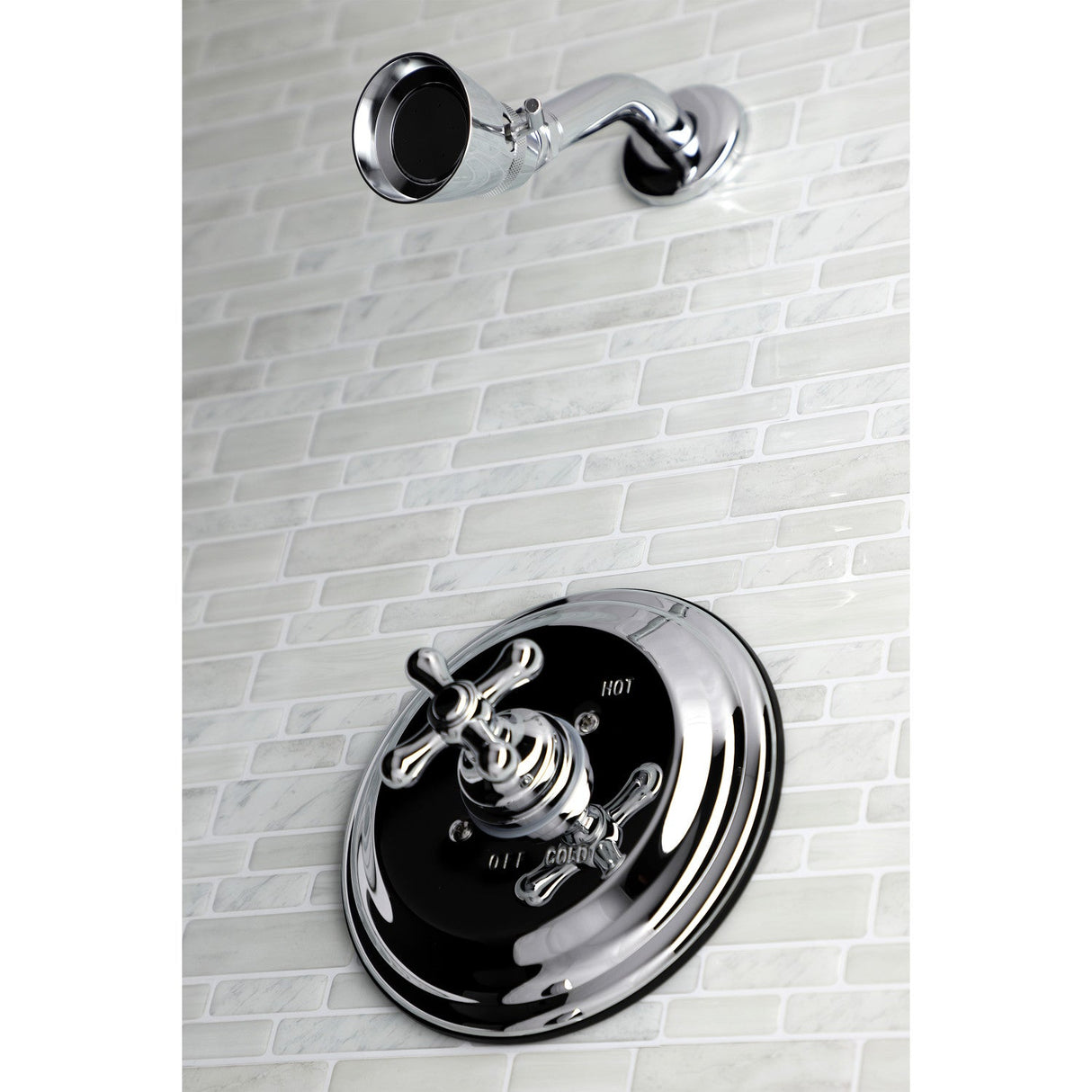 KB3631AXTLT Single-Handle 2-Hole Wall Mount Shower Faucet Trim Only, Polished Chrome