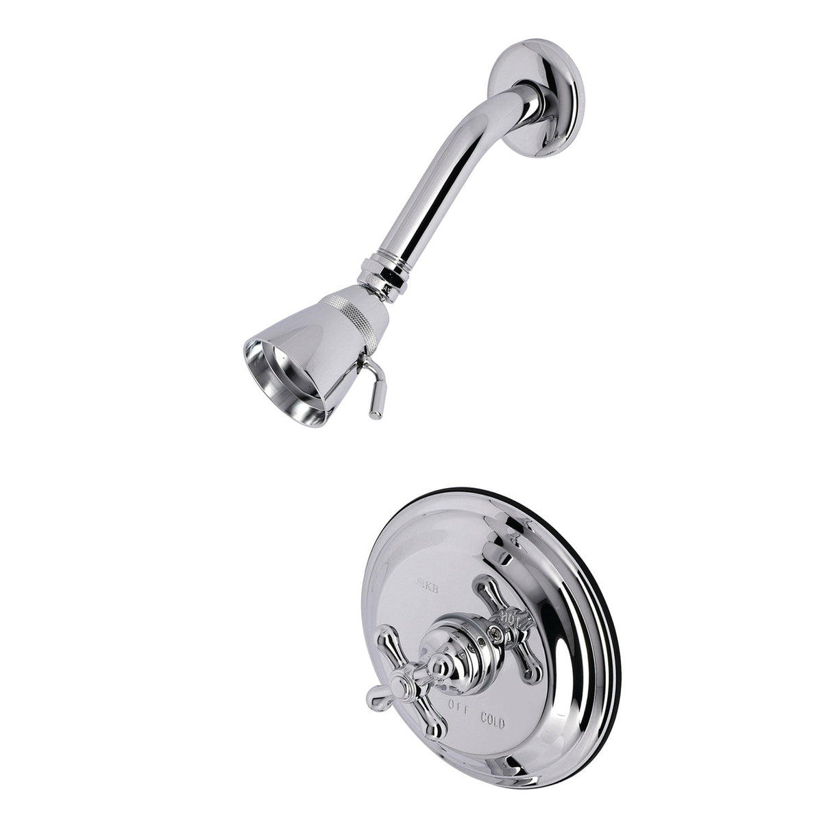 KB3631AXTLT Single-Handle 2-Hole Wall Mount Shower Faucet Trim Only, Polished Chrome