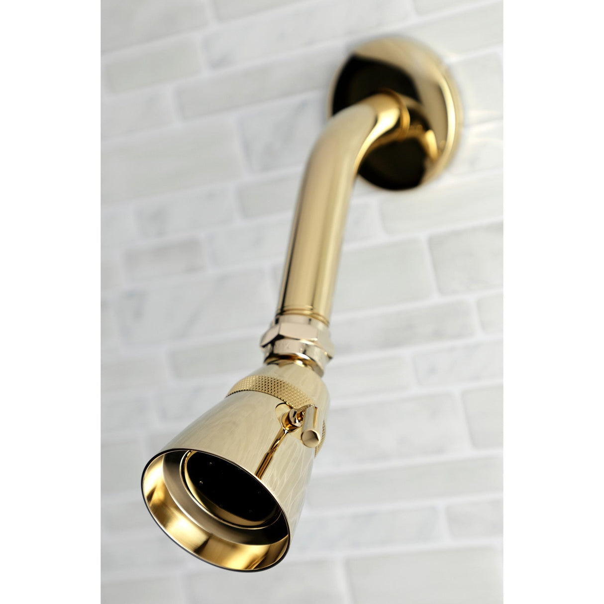 KB3632TLH 3-Hole Wall Mount Tub and Shower Faucet Trim Only without Handle, Polished Brass