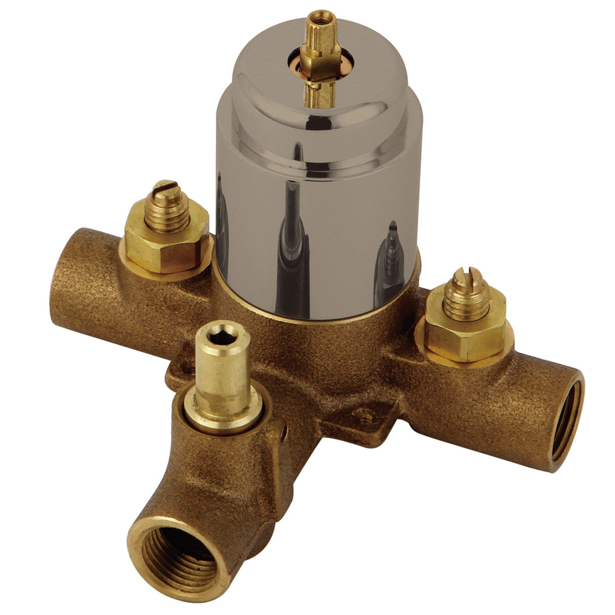 Restoration KB36380V Pressure Balanced Tub and Shower Valve, with Stops, Brushed Nickel