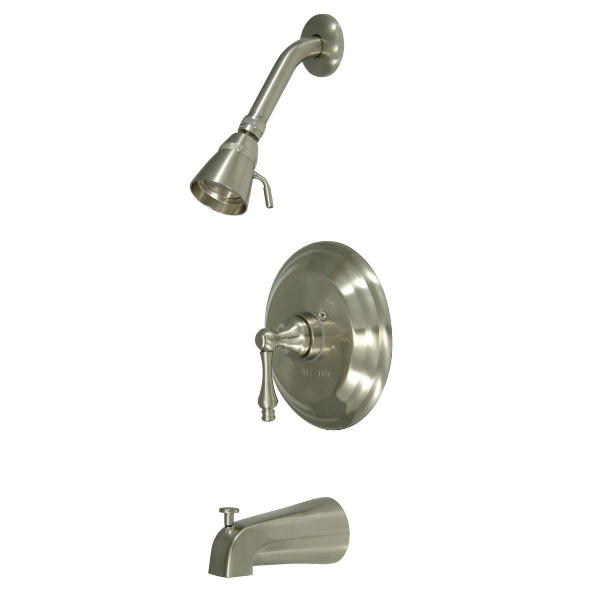 Vintage KB3638ALT Single-Handle 3-Hole Wall Mount Tub and Shower Faucet Trim Only, Brushed Nickel