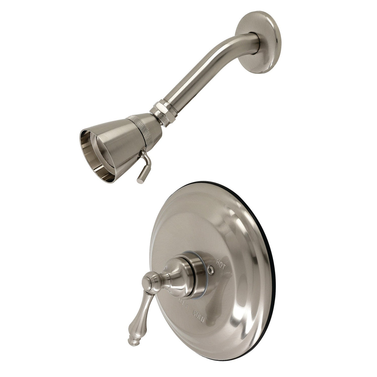 KB3638ALTLT Single-Handle 2-Hole Wall Mount Shower Faucet Trim Only, Brushed Nickel