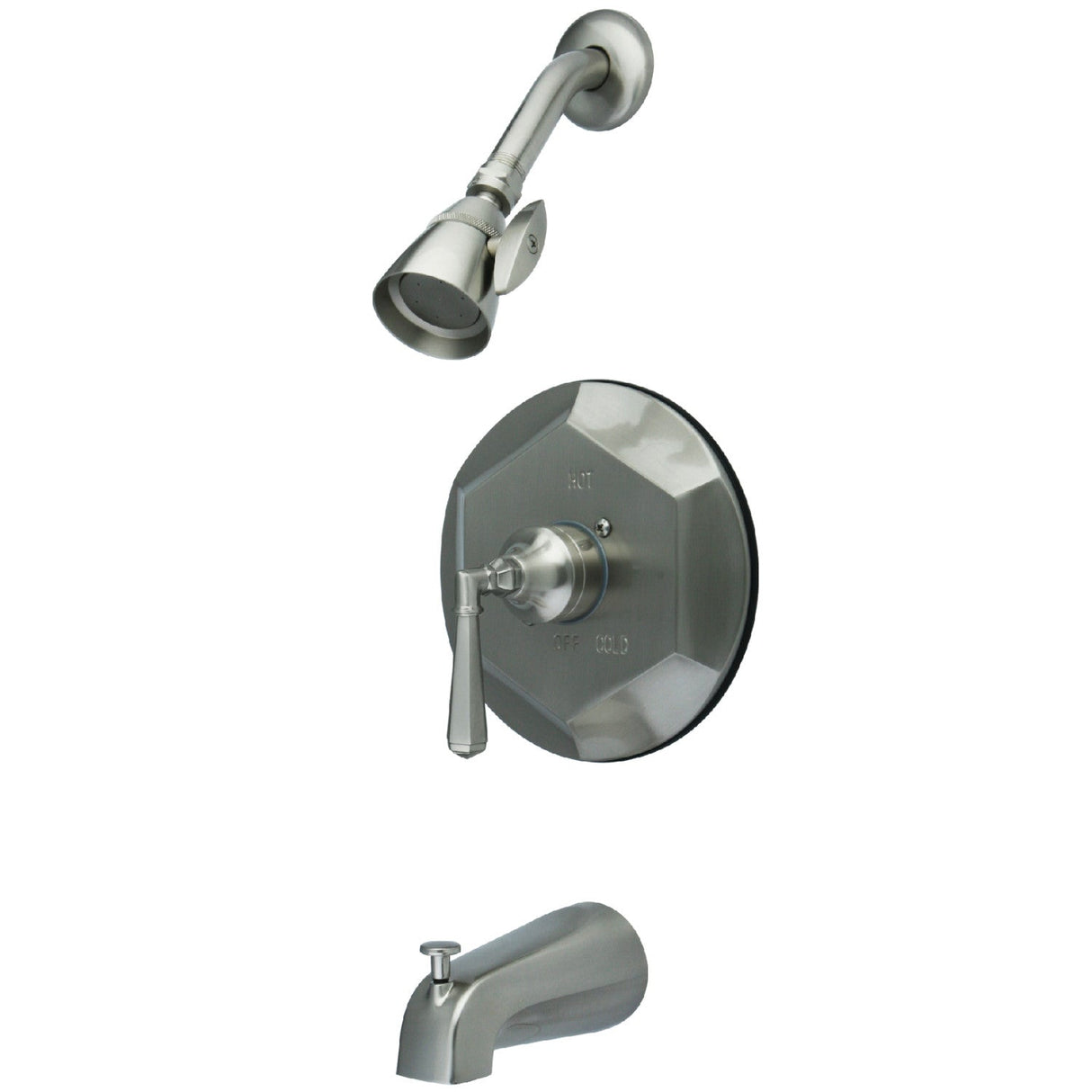 Metropolitan KB4638HL Single-Handle 3-Hole Wall Mount Tub and Shower Faucet, Brushed Nickel