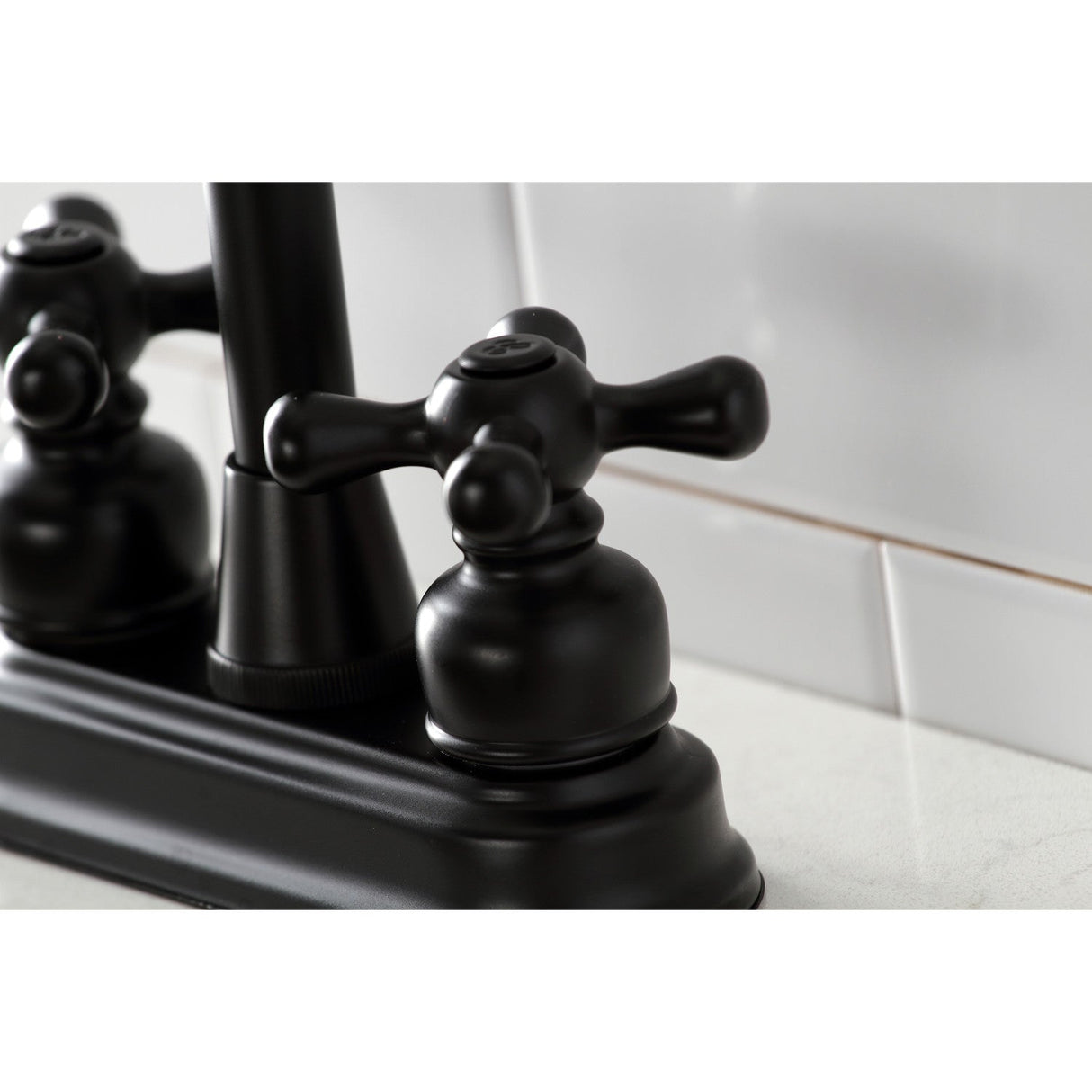 Victorian KB490AX Two-Handle 2-Hole Deck Mount Bar Faucet, Matte Black
