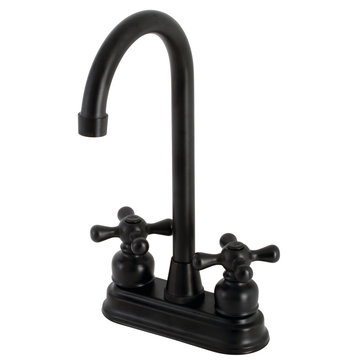 Victorian KB490AX Two-Handle 2-Hole Deck Mount Bar Faucet, Matte Black
