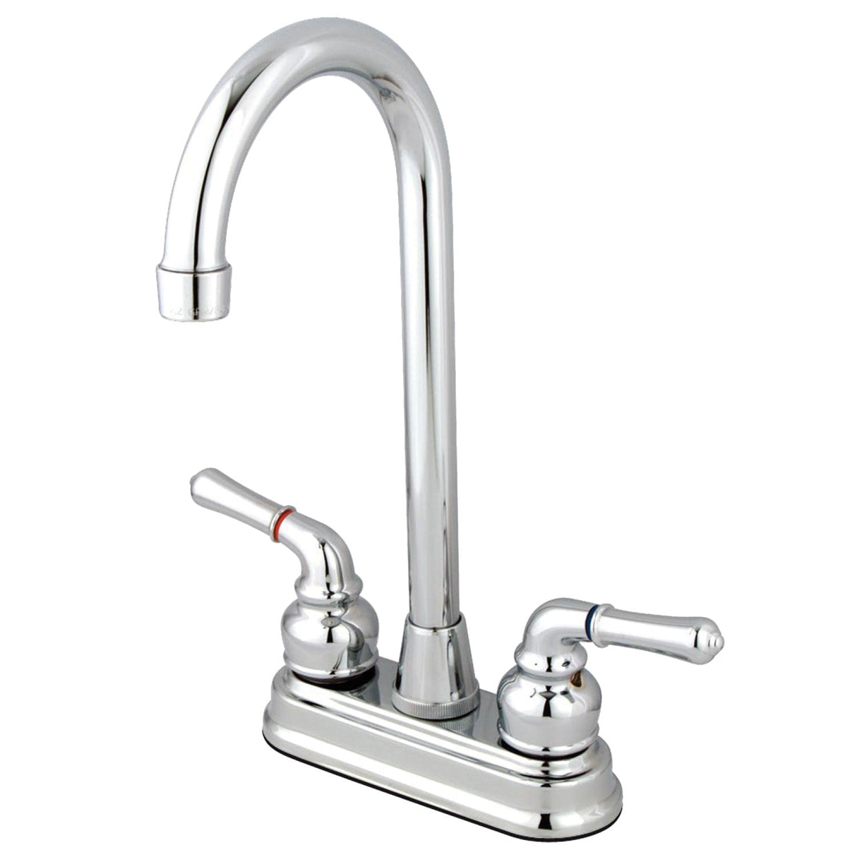 Magellan KB491 Two-Handle 2-Hole Deck Mount Bar Faucet, Polished Chrome