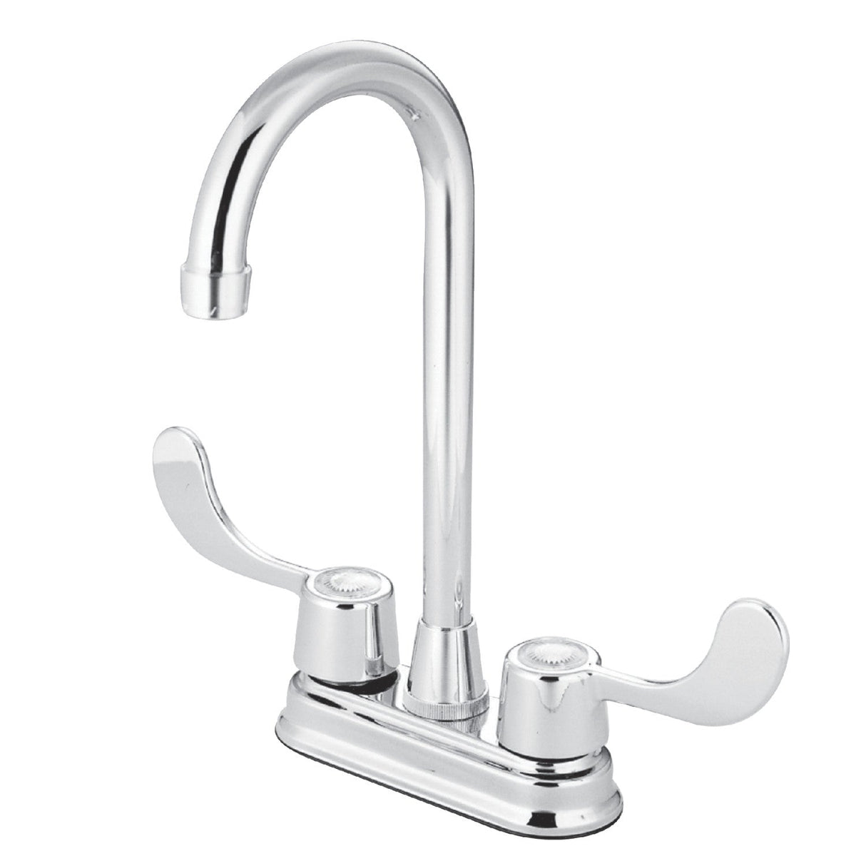 Vista KB491ADA Two-Handle 2-Hole Deck Mount Bar Faucet, Polished Chrome