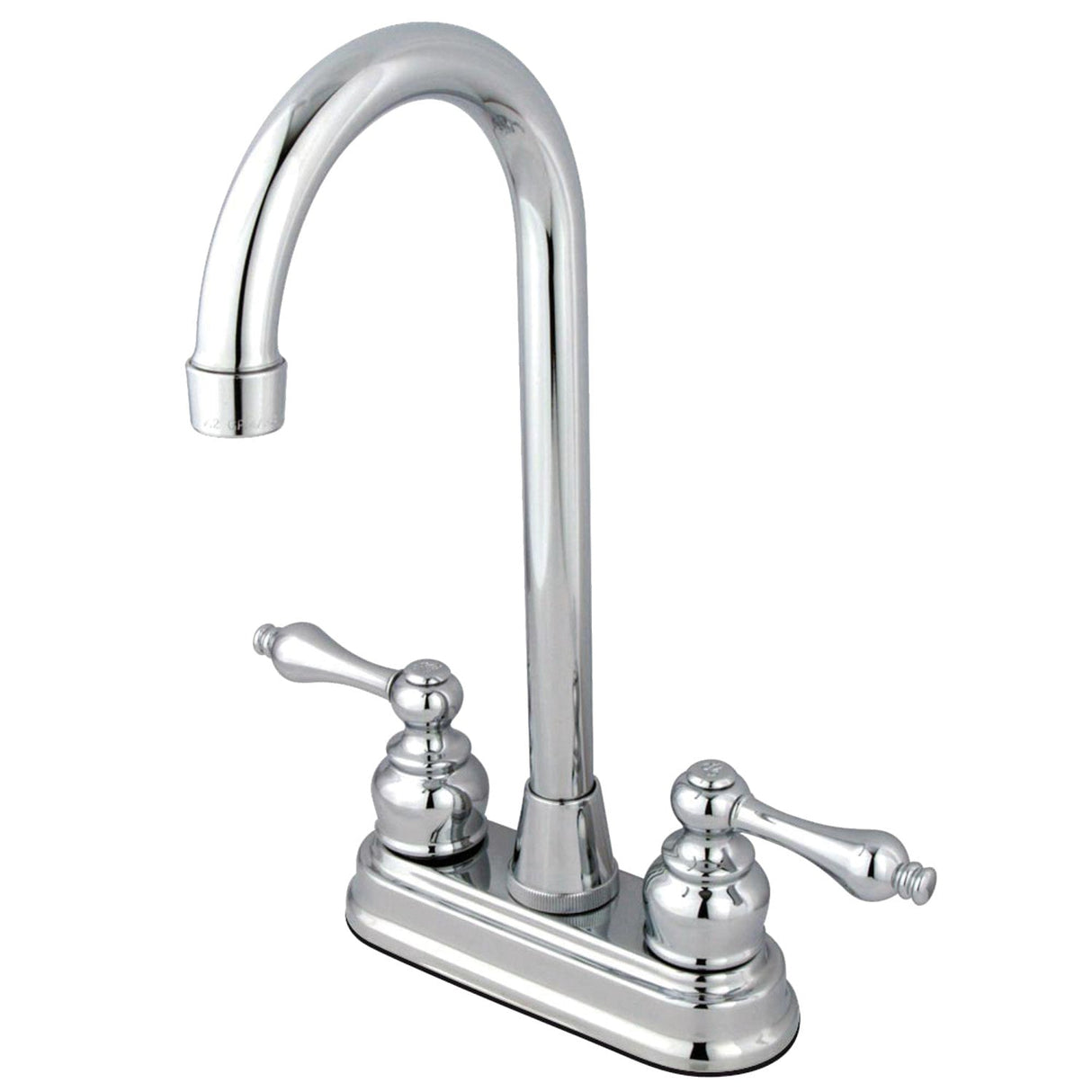 Victorian KB491AL Two-Handle 2-Hole Deck Mount Bar Faucet, Polished Chrome
