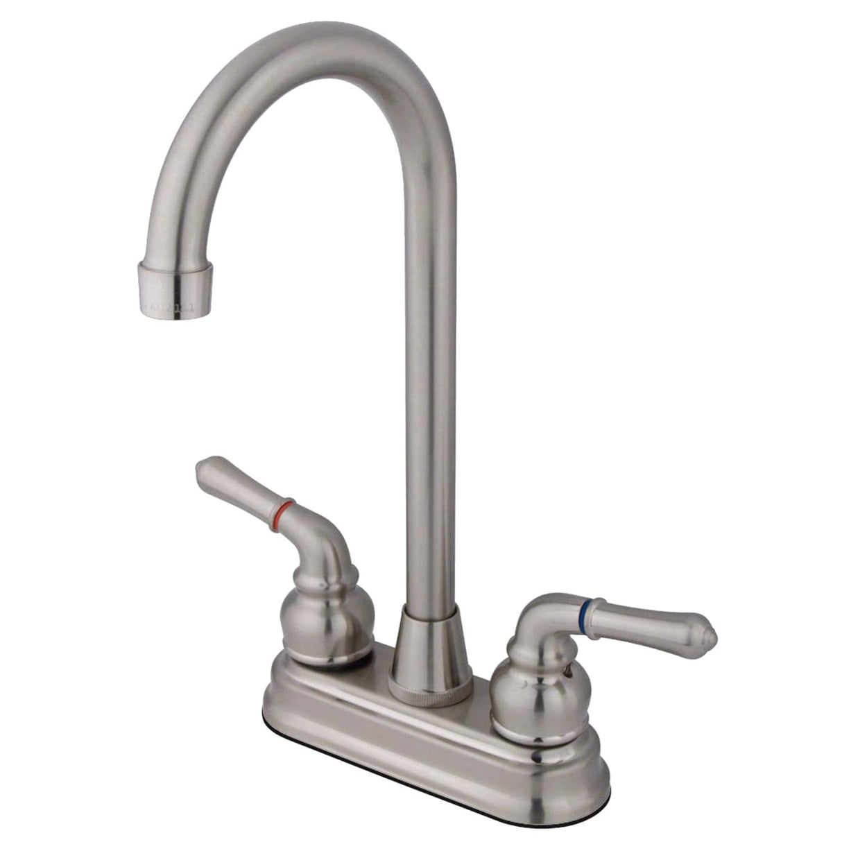 Magellan KB498 Two-Handle 2-Hole Deck Mount Bar Faucet, Brushed Nickel