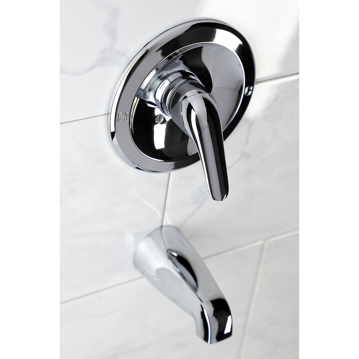 KB531LTO Single-Handle 2-Hole Wall Mount Tub and Shower Faucet Tub Only, Polished Chrome