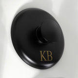 Concord KB6320DL Three-Handle Vertical Spray Bidet Faucet with Brass Pop-Up, Matte Black