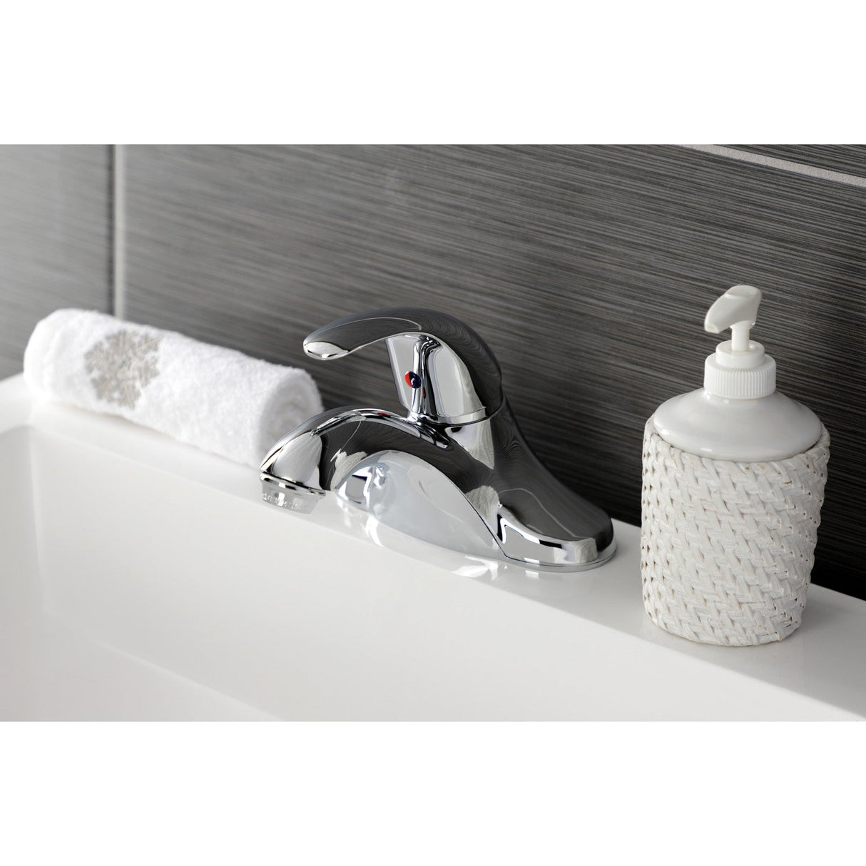 Legacy KB6541LP Single-Handle 3-Hole Deck Mount 4" Centerset Bathroom Faucet, Polished Chrome
