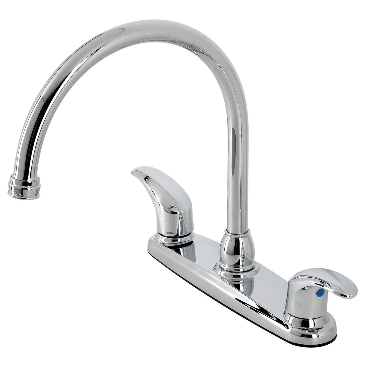 KB6791LLLS Two-Handle 2-Hole Deck Mount 8" Centerset Kitchen Faucet, Polished Chrome