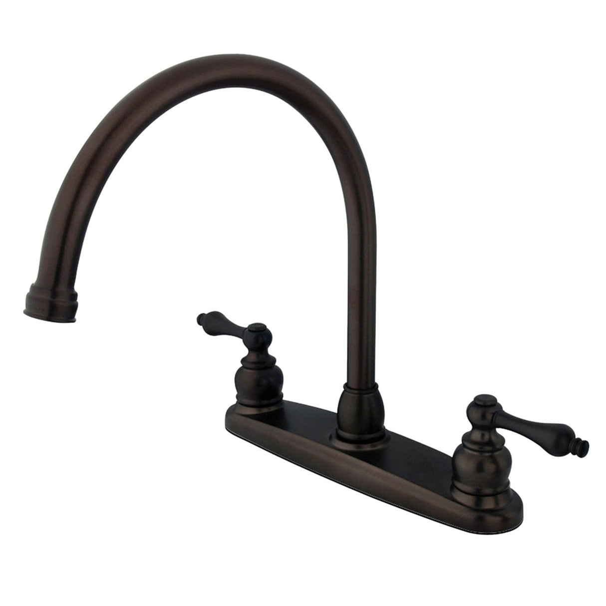 Vintage KB725ALLS Two-Handle 2-Hole Deck Mount 8" Centerset Kitchen Faucet, Oil Rubbed Bronze