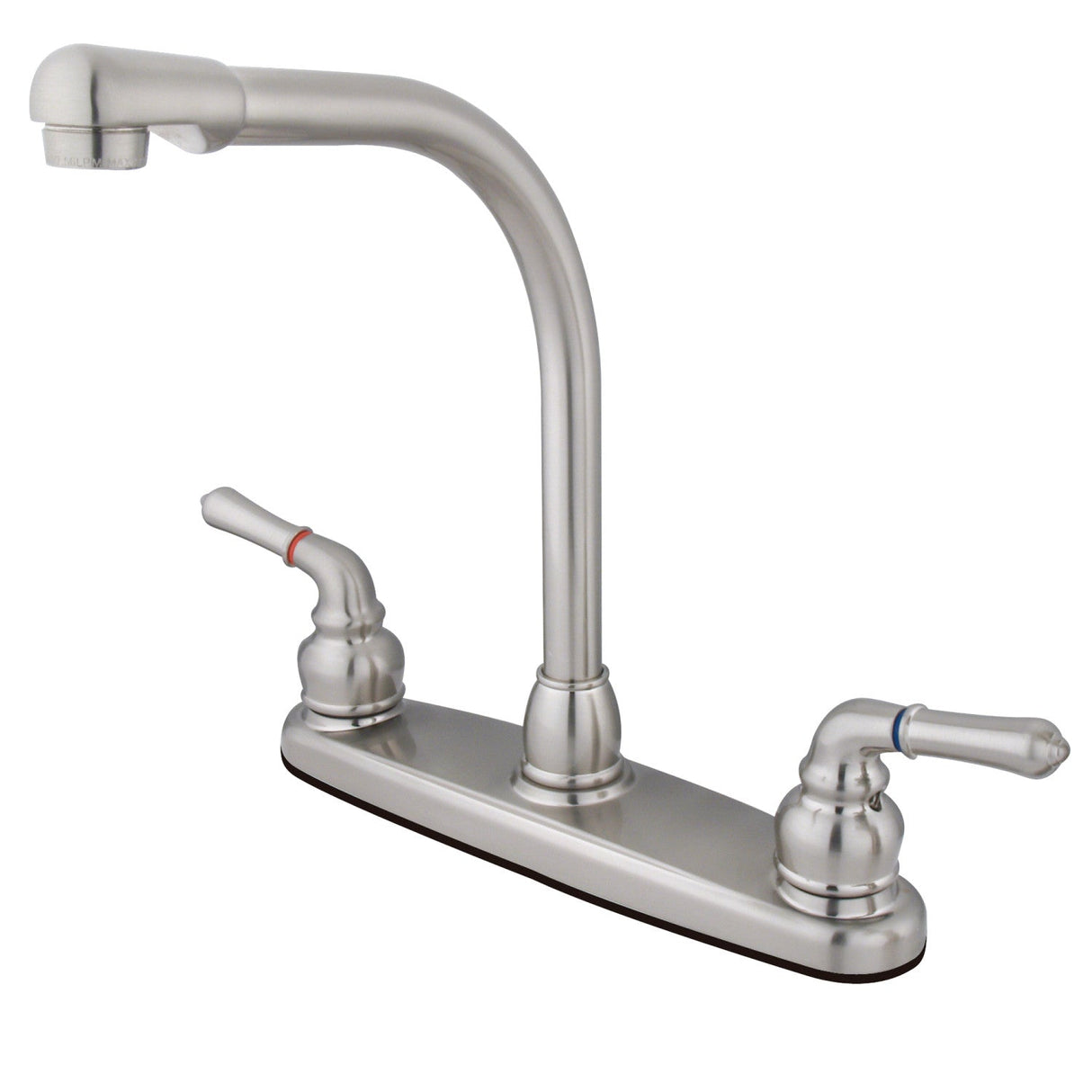 Magellan KB758LS Two-Handle 2-Hole Deck Mount 8" Centerset Kitchen Faucet, Brushed Nickel