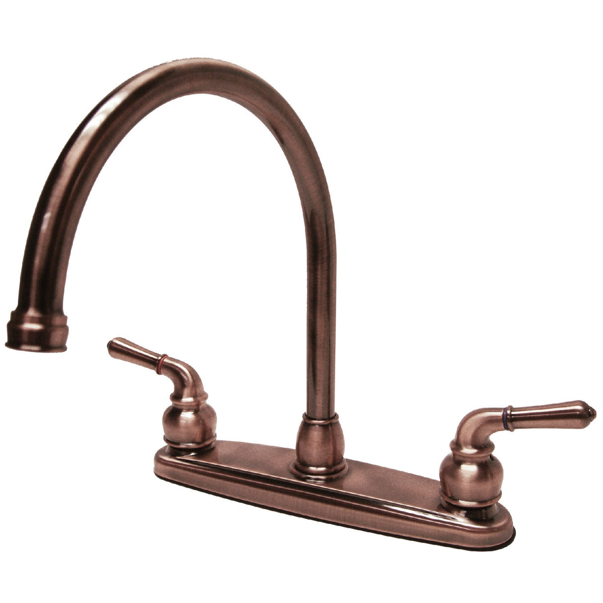 Magellan KB796LS Two-Handle 2-Hole Deck Mount 8" Centerset Kitchen Faucet, Antique Copper