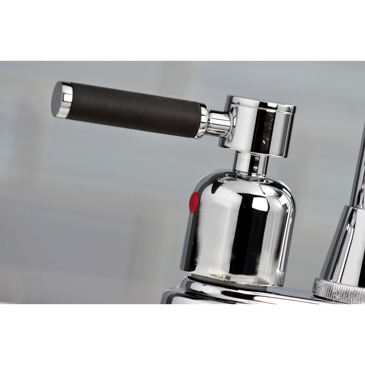 Kaiser KB8491DKL Two-Handle 2-Hole Deck Mount Bar Faucet, Polished Chrome