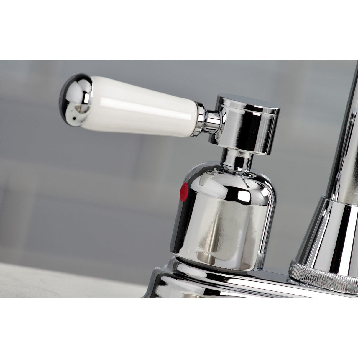 Paris KB8491DPL Two-Handle 2-Hole Deck Mount Bar Faucet, Polished Chrome
