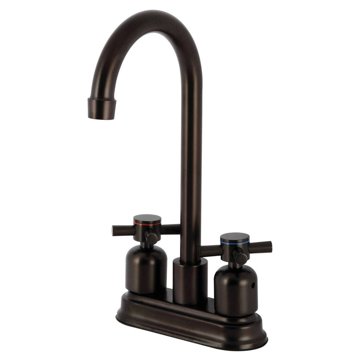 Concord KB8495DX Two-Handle 2-Hole Deck Mount Bar Faucet, Oil Rubbed Bronze