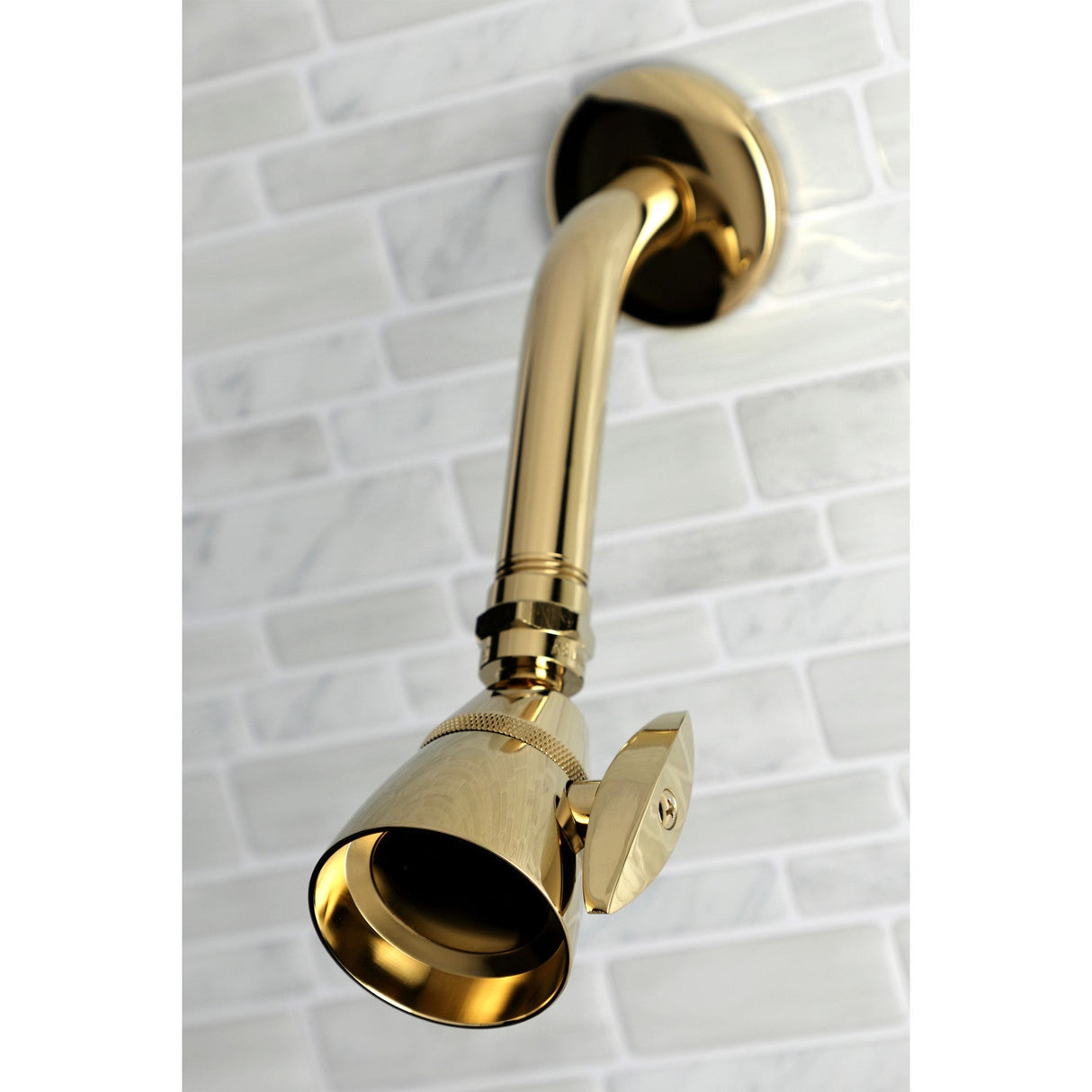 KB86520DFL Single-Handle 3-Hole Wall Mount Tub and Shower Faucet, Polished Brass