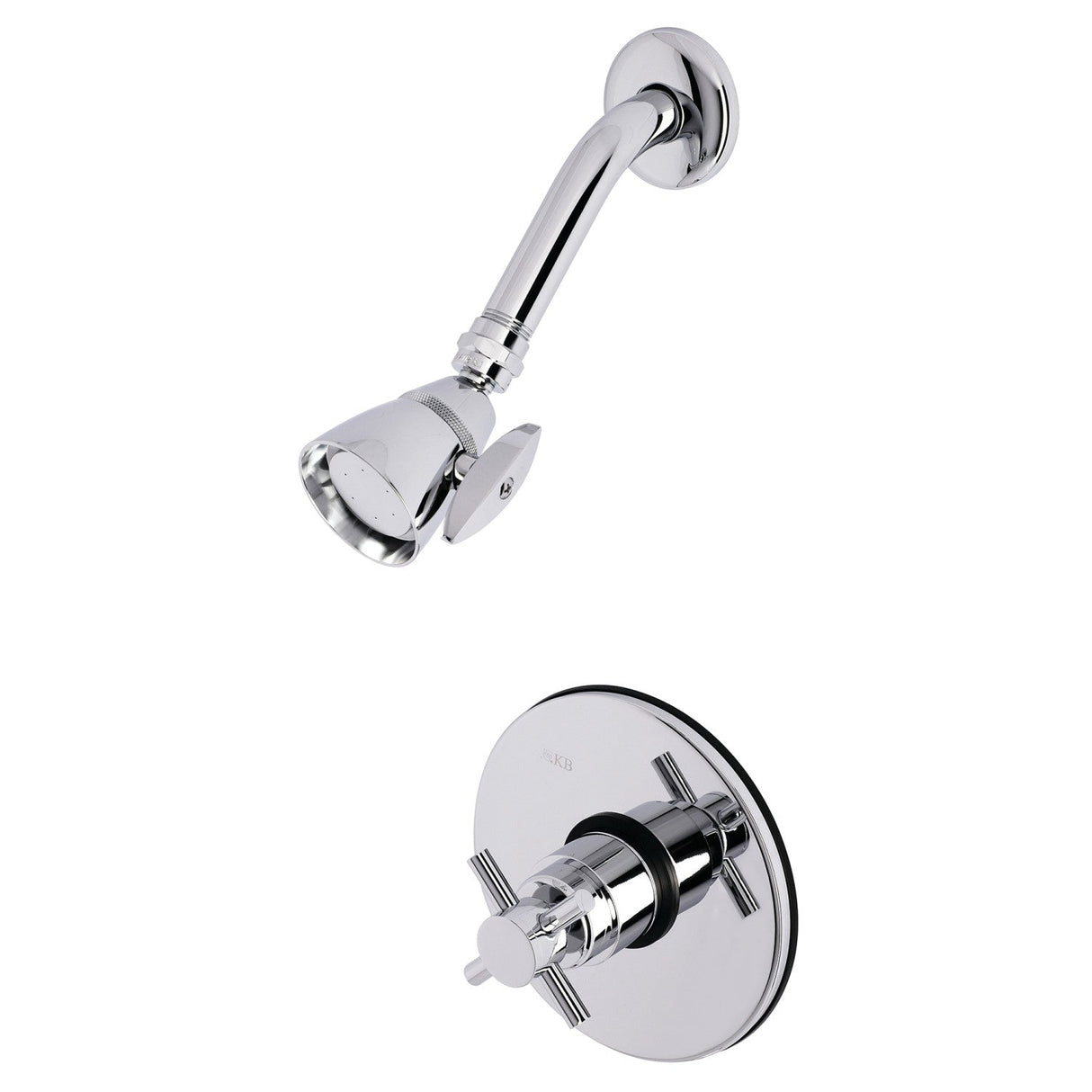 KB8691DXSO Single-Handle 2-Hole Wall Mount Shower Faucet, Polished Chrome