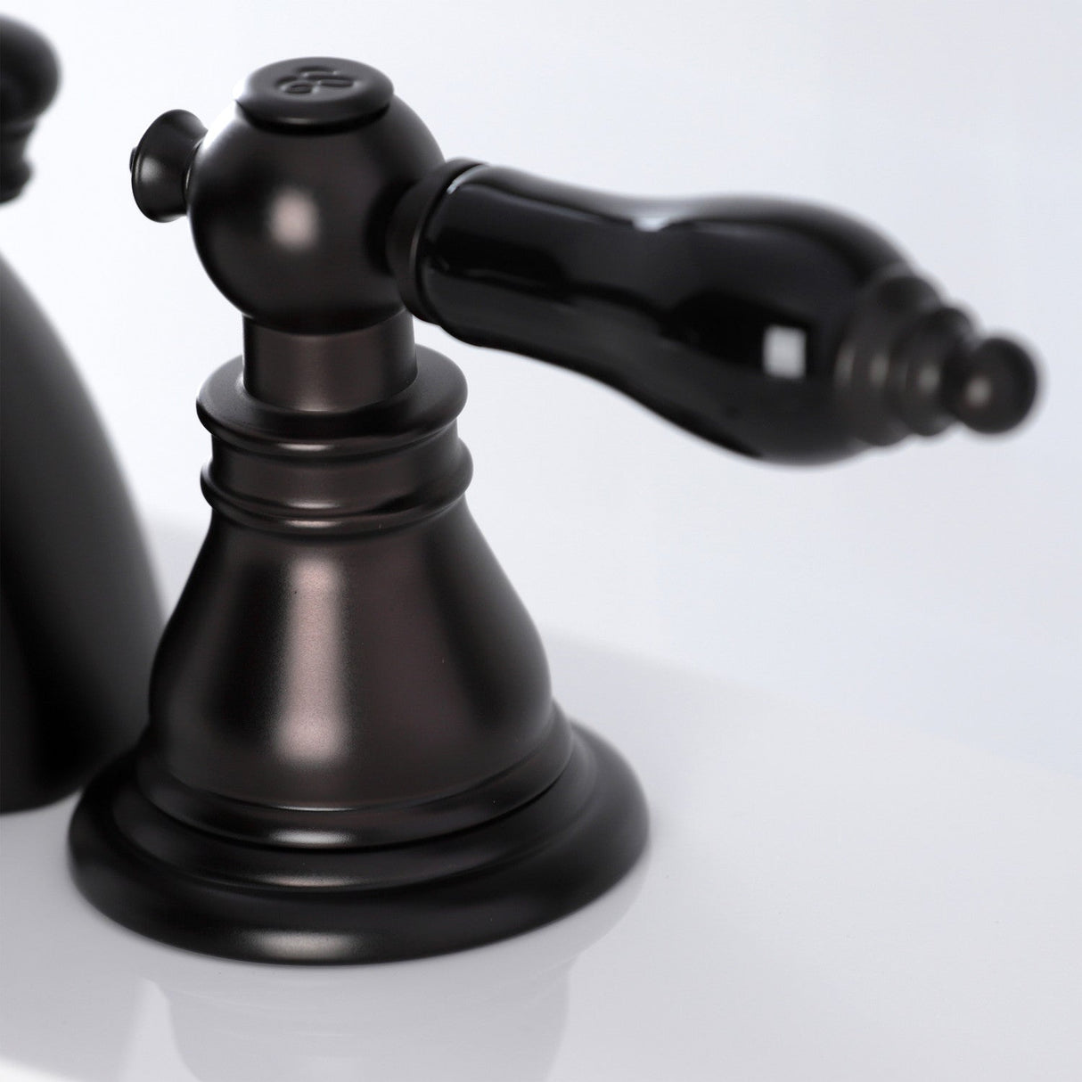 Duchess KB955AKL Two-Handle 3-Hole Deck Mount Mini-Widespread Bathroom Faucet with Plastic Pop-Up, Oil Rubbed Bronze