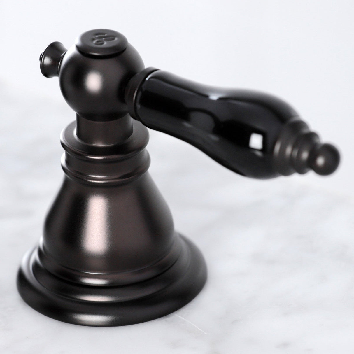 Duchess KB985AKL Two-Handle 3-Hole Deck Mount Widespread Bathroom Faucet with Plastic Pop-Up, Oil Rubbed Bronze