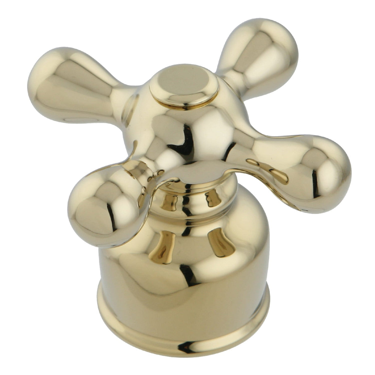KBDH602AX Metal Cross Diverter Handle, Polished Brass