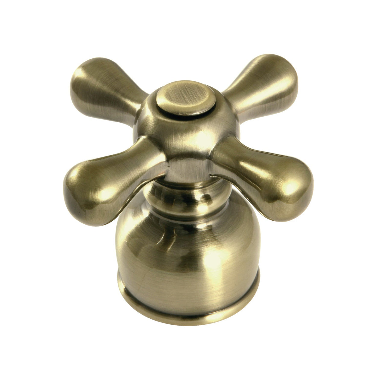 KBDH723AXAB Metal Cross Diverter Handle, Antique Brass