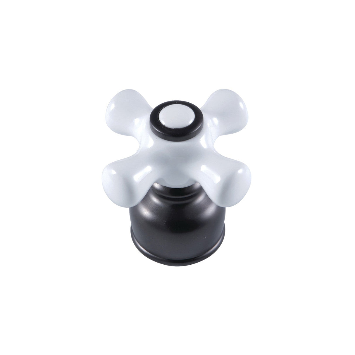 KBDH725PX Porcelain Cross Diverter Handle, Oil Rubbed Bronze