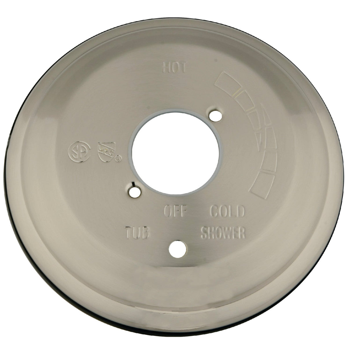 KBE36380 Brass Escutcheon Plate, Brushed Nickel