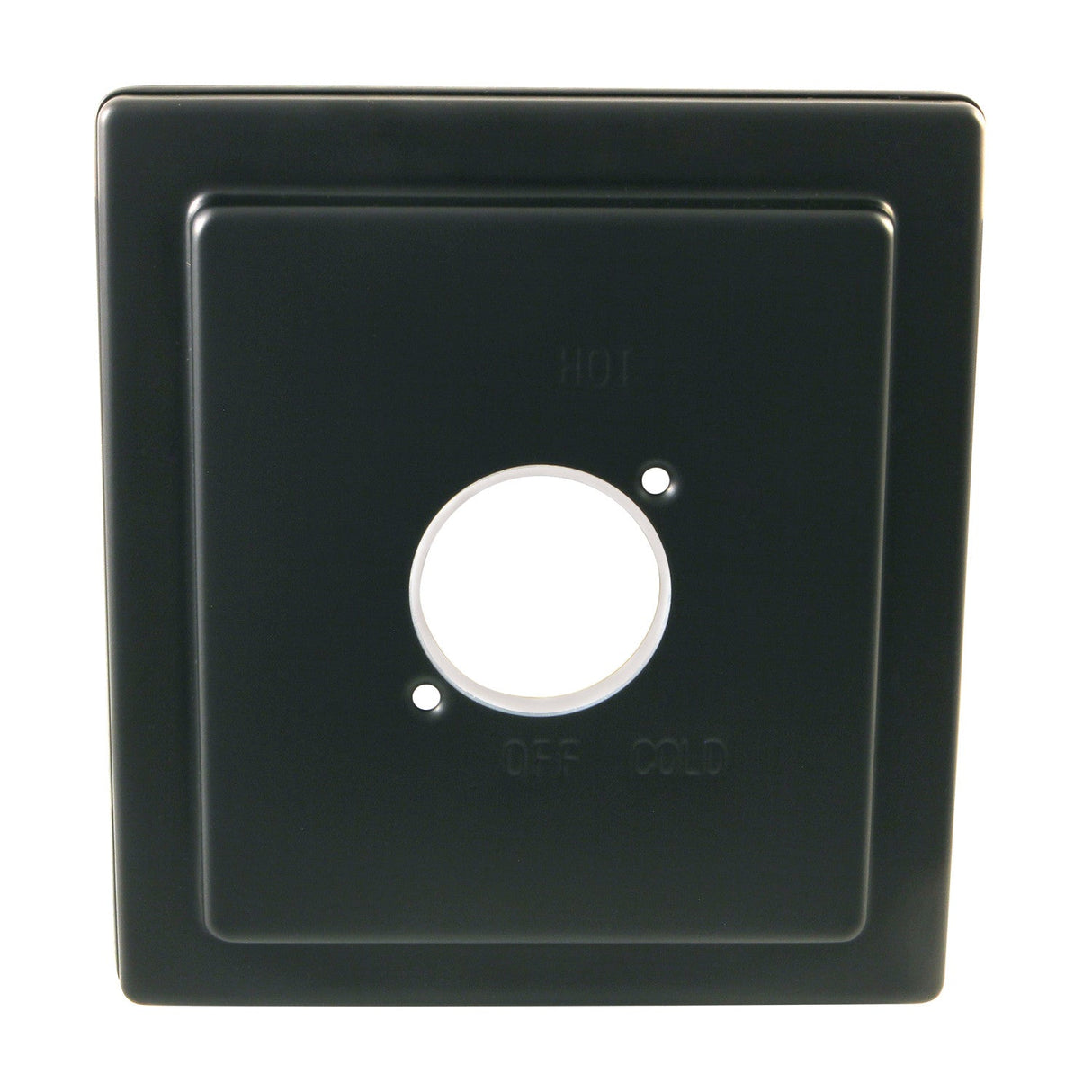 Stylobate KBE8650 Brass Escutcheon Plate, Matte Black